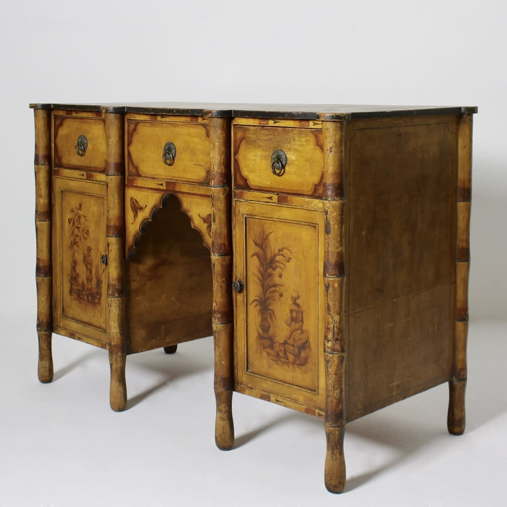 English Regency Original Painted Pine Sideboard (sold )