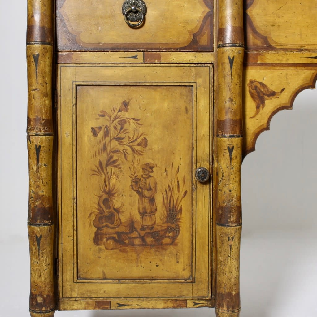 English Regency Original Painted Pine Sideboard (sold )