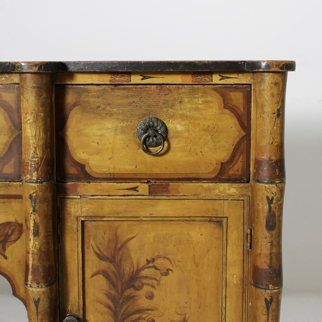 English Regency Original Painted Pine Sideboard (sold )