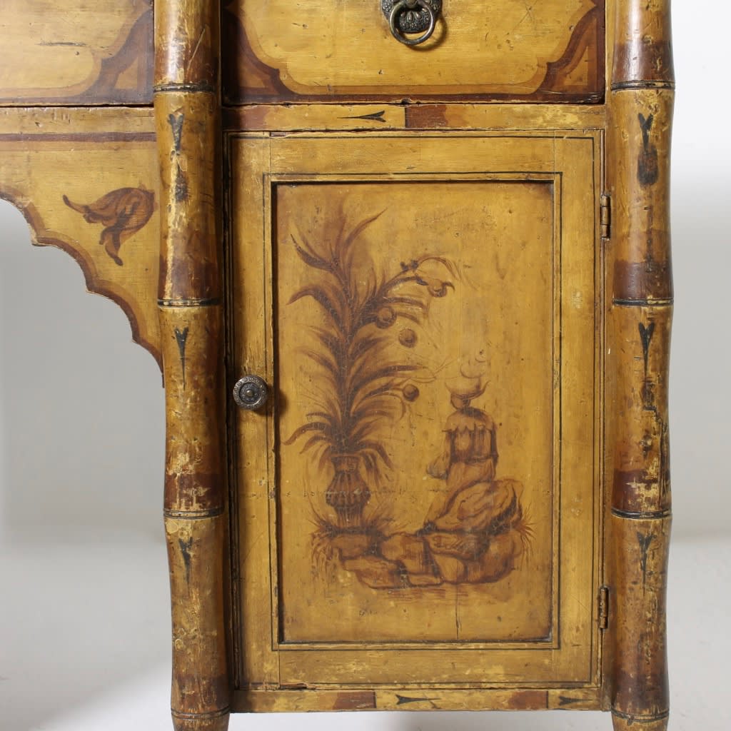 English Regency Original Painted Pine Sideboard (sold )