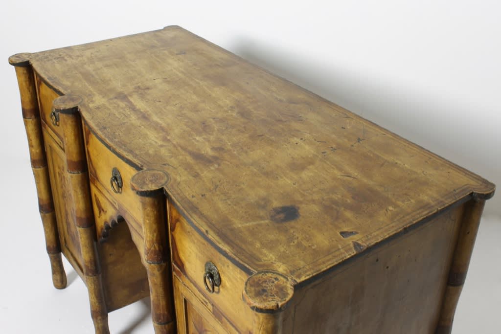 English Regency Original Painted Pine Sideboard (sold )