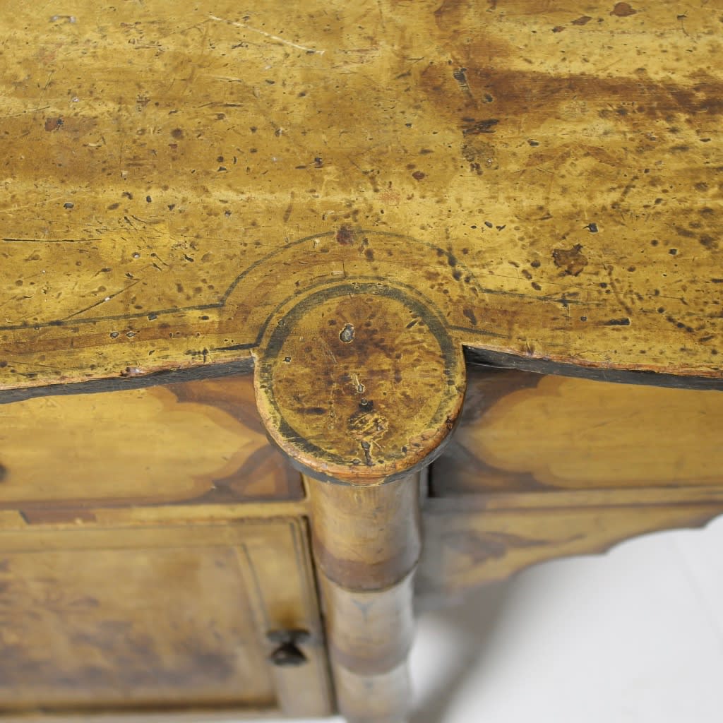 English Regency Original Painted Pine Sideboard (sold )