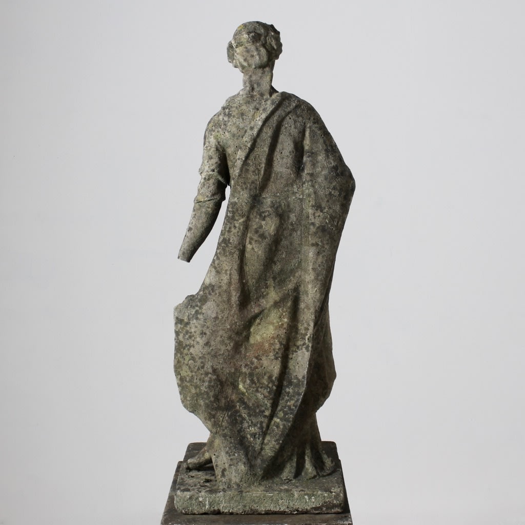 19th Century Austin And Seeley Figure Of Flora ( sold )