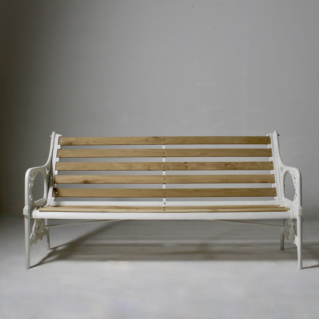 Coalbrookdale Christopher Dresser Designed 'Waterplant' Garden Bench ( sold )