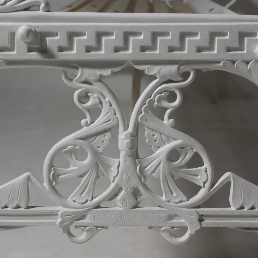 Coalbrookdale Christopher Dresser Designed 'Waterplant' Garden Bench ( sold )