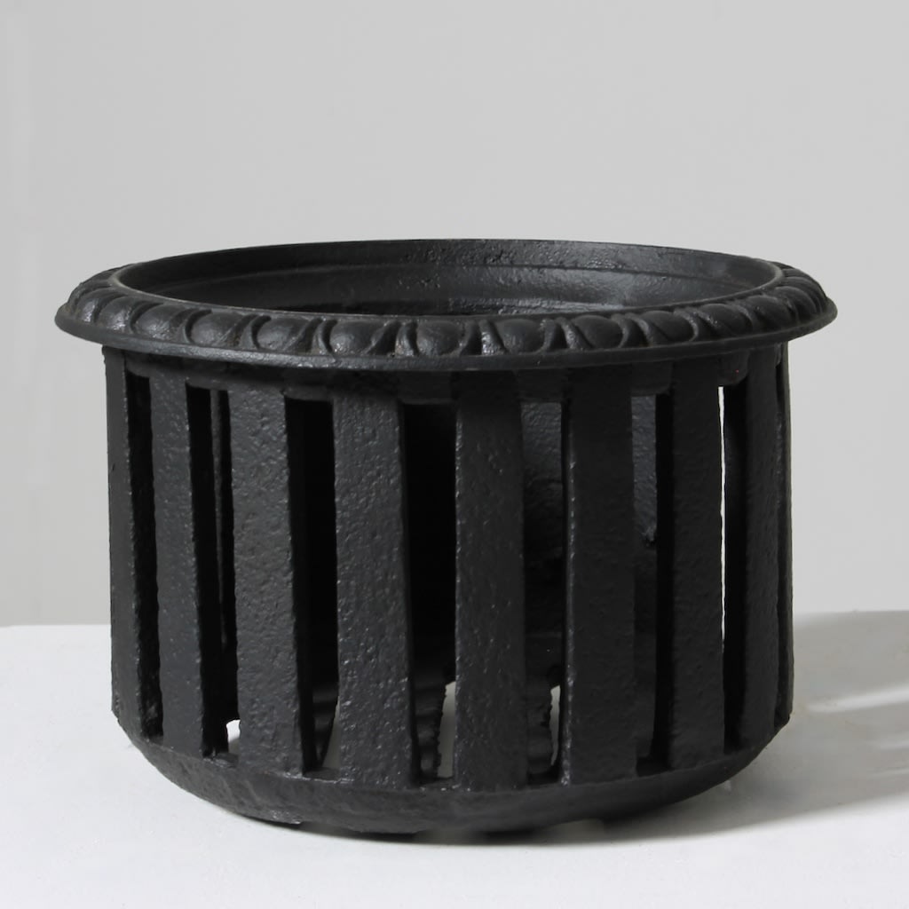 Pair Of George III Cast Iron And Brass Braziers