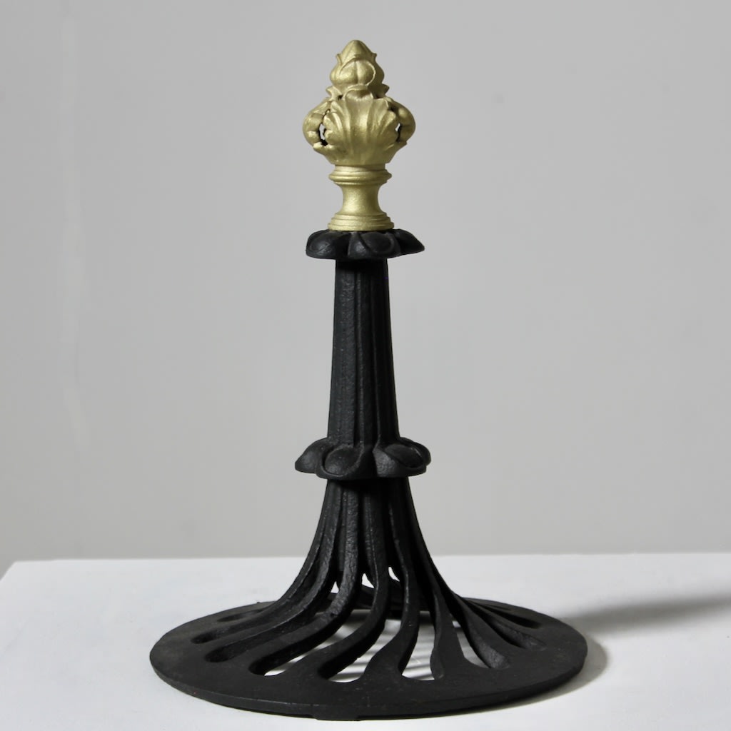 Pair Of George III Cast Iron And Brass Braziers