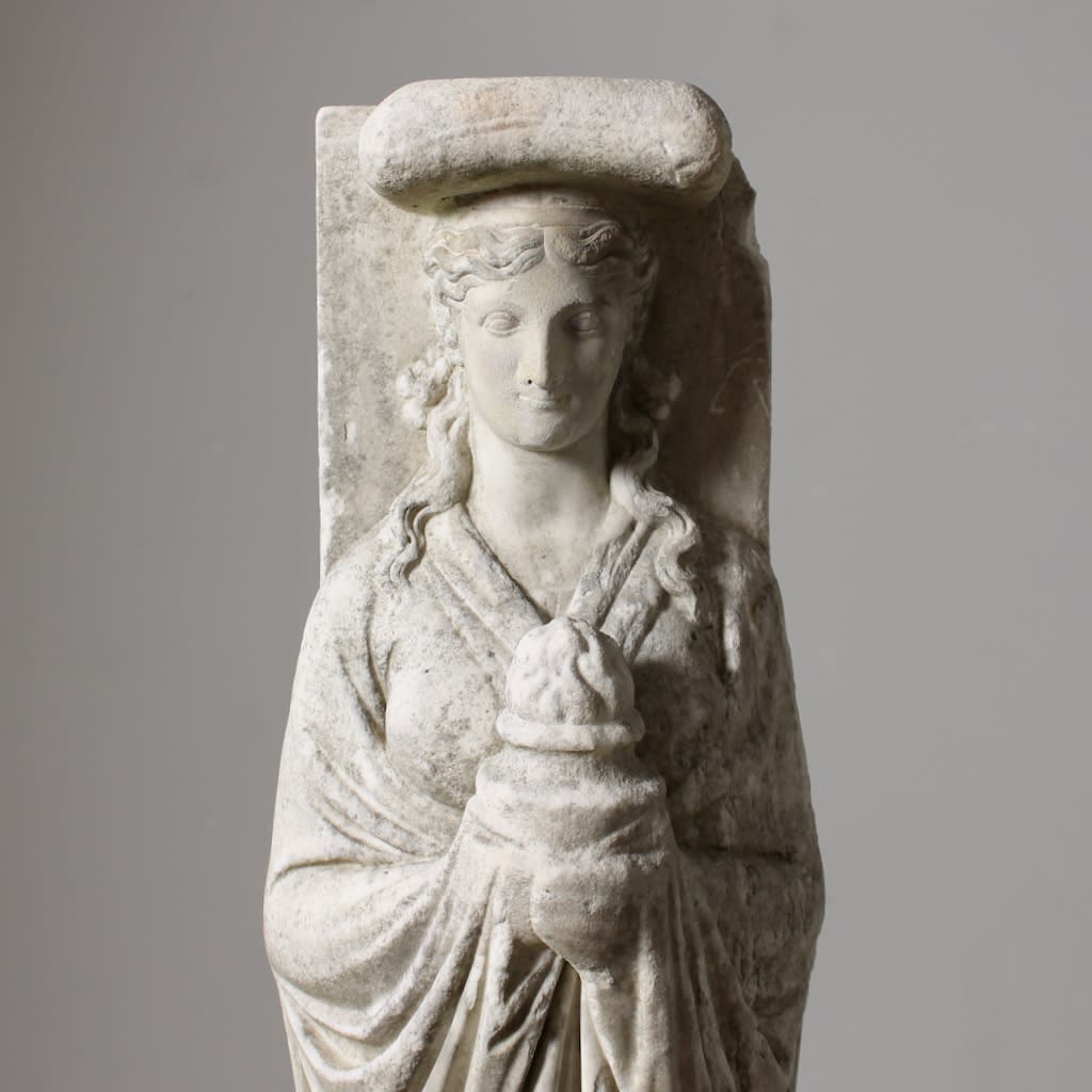 Fine Neoclassical Marble fireplace Jamb ( sold )