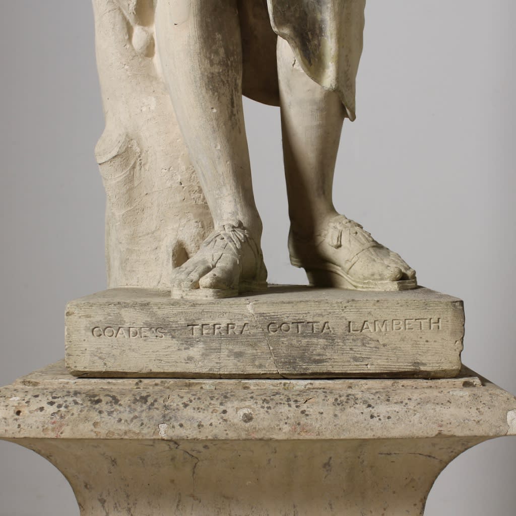 Early 19th Century Coade Stone Figure Of Diana Of Gabii