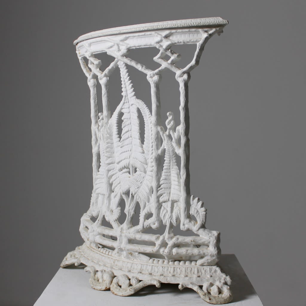 19th Century Coalbrookdale umbrella / stick stand