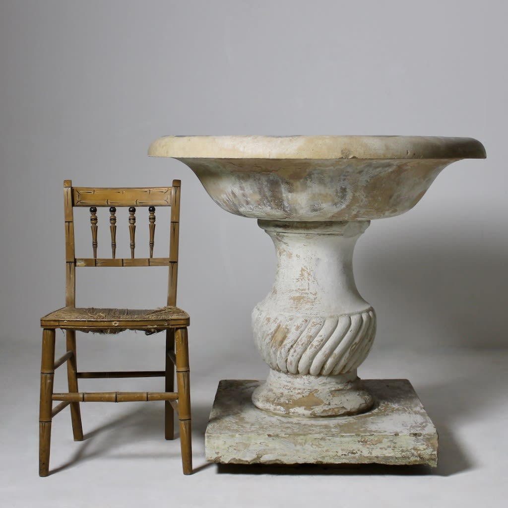 18th Century Carved Stone Fountain Dairy Cooler ( sold )