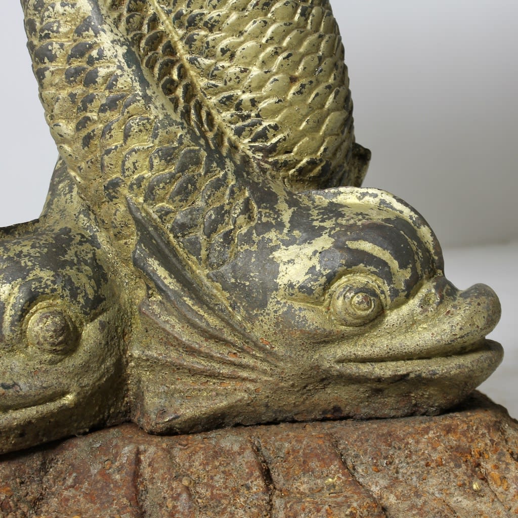 Fine 19th Century Handyside Shell and Dolphin Fountain ( sold )