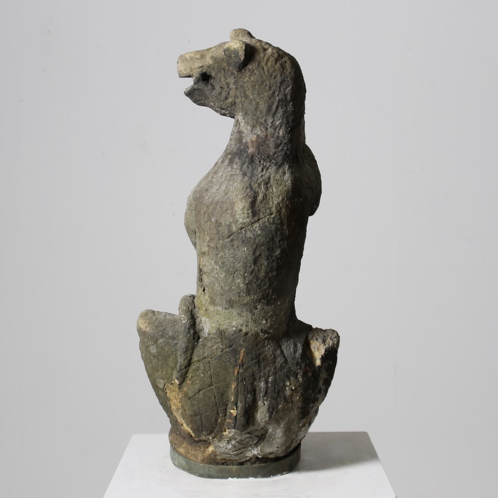 Early 17th Century Carved Stone Leopard From Knole House, Kent