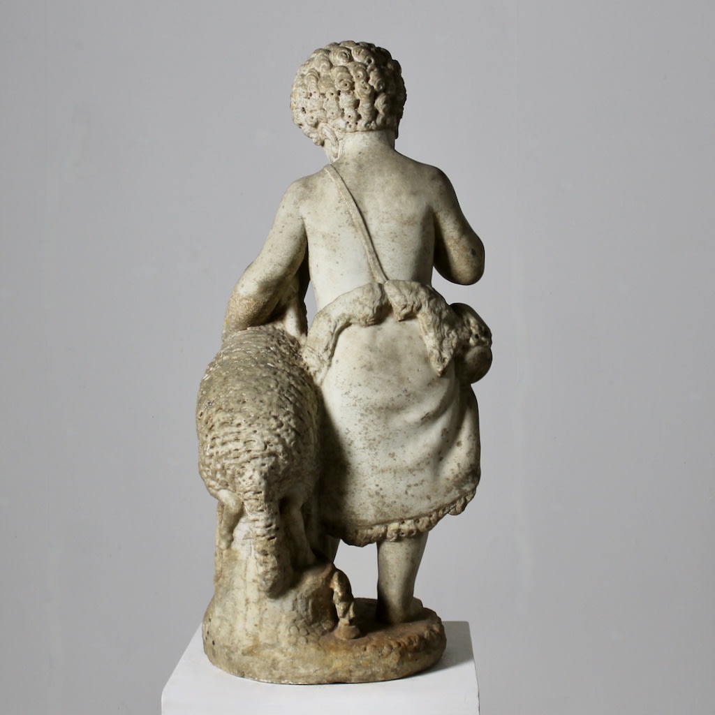 18th Century Marble figure Of A Young Boy ( sold )