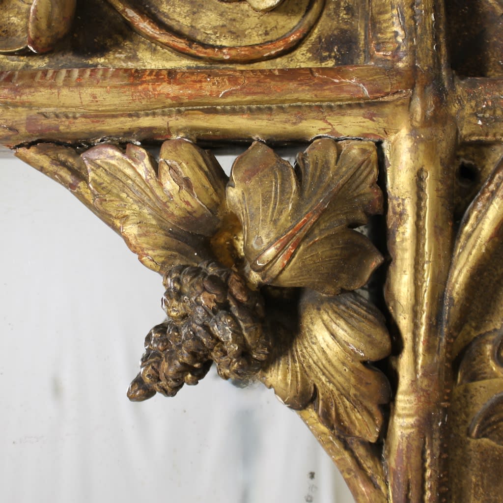 Very Large English Country House Faux Bamboo Mirror ( sold )