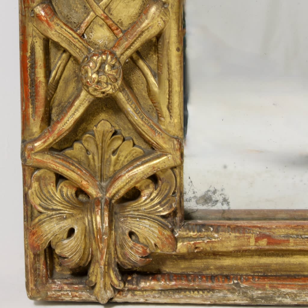 Very Large English Country House Faux Bamboo Mirror ( sold )