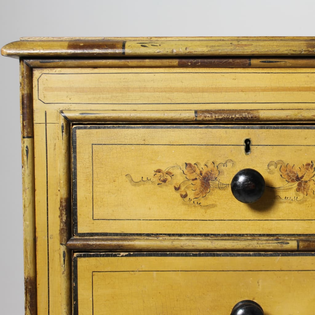 Fine Regency Faux Bamboo Chest Of Drawers ( sold )