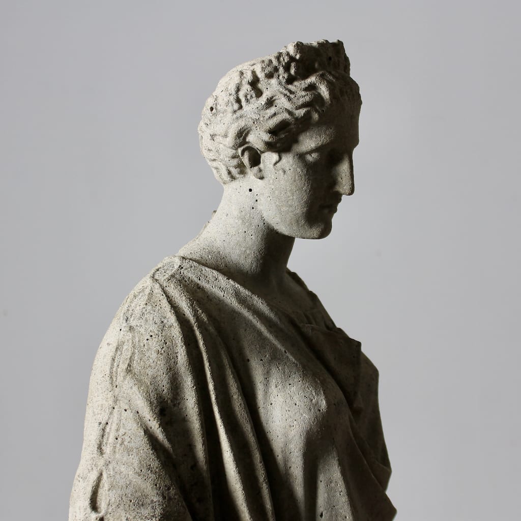19th Century Garden Figure On Pedestal Of Flora By Austin And Seeley