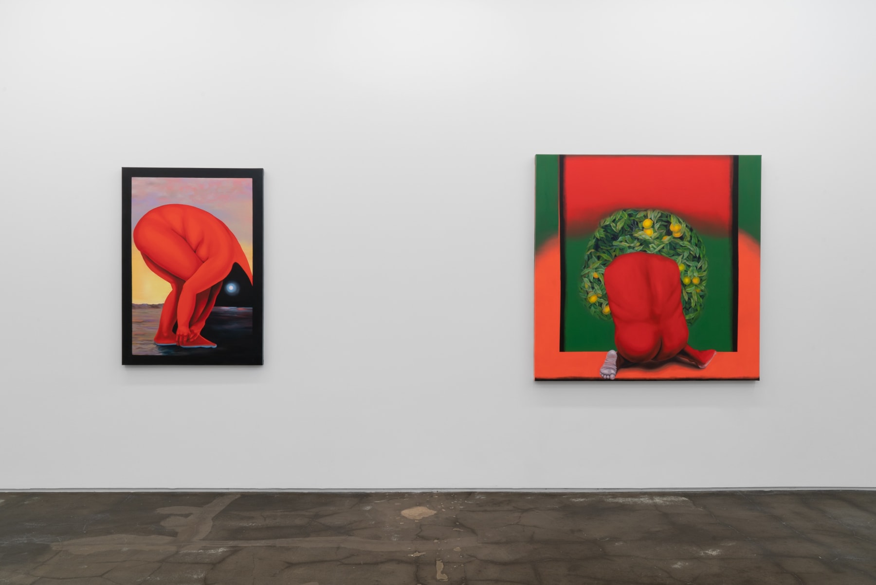 Installation view, Brittney Leeanne Williams, How Far Between and Back, 2021 at Monique Meloche Gallery.