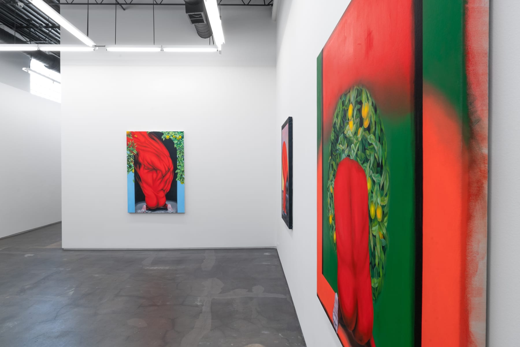 Installation view, Brittney Leeanne Williams, How Far Between and Back, 2021 at Monique Meloche Gallery.