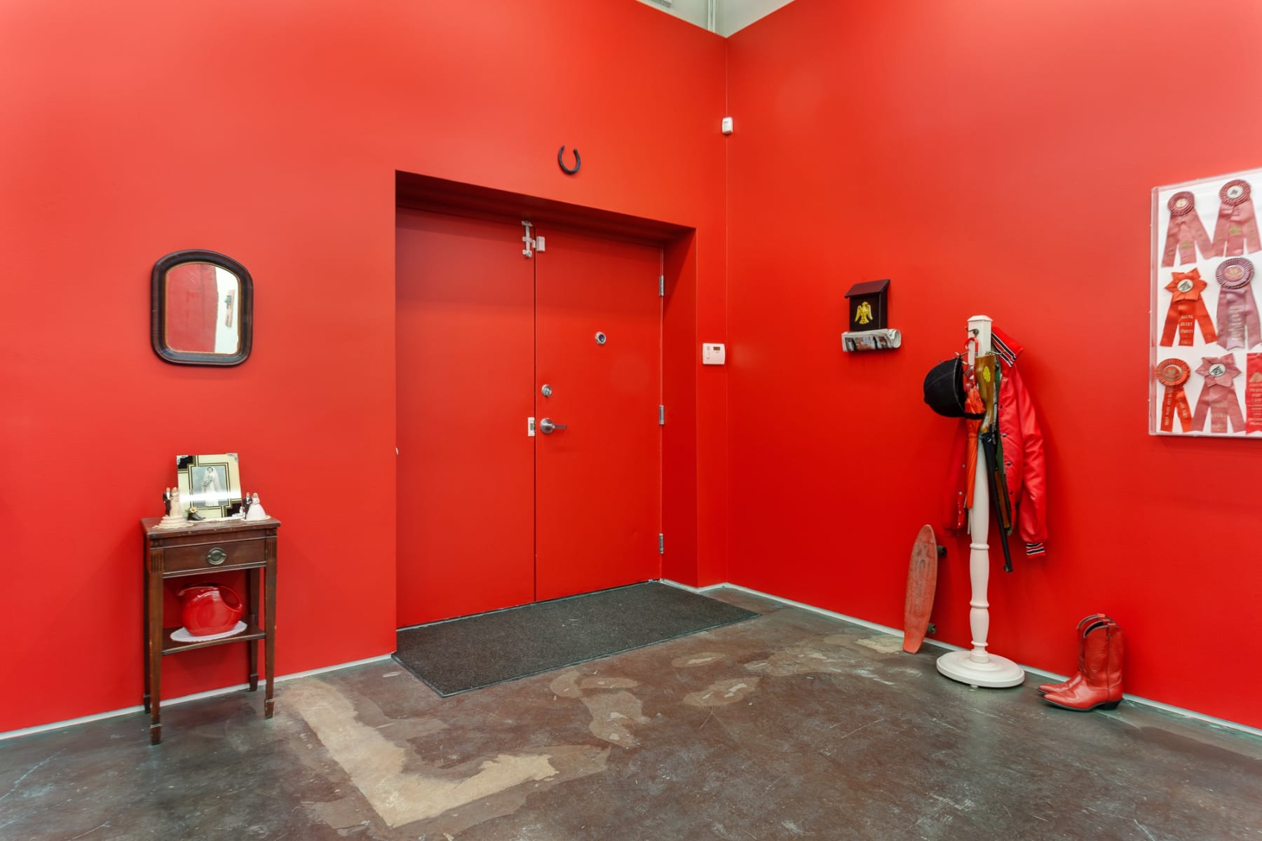 Genevieve Gaignard: Black White and Red All Over at Monique Meloche Gallery, Chicago