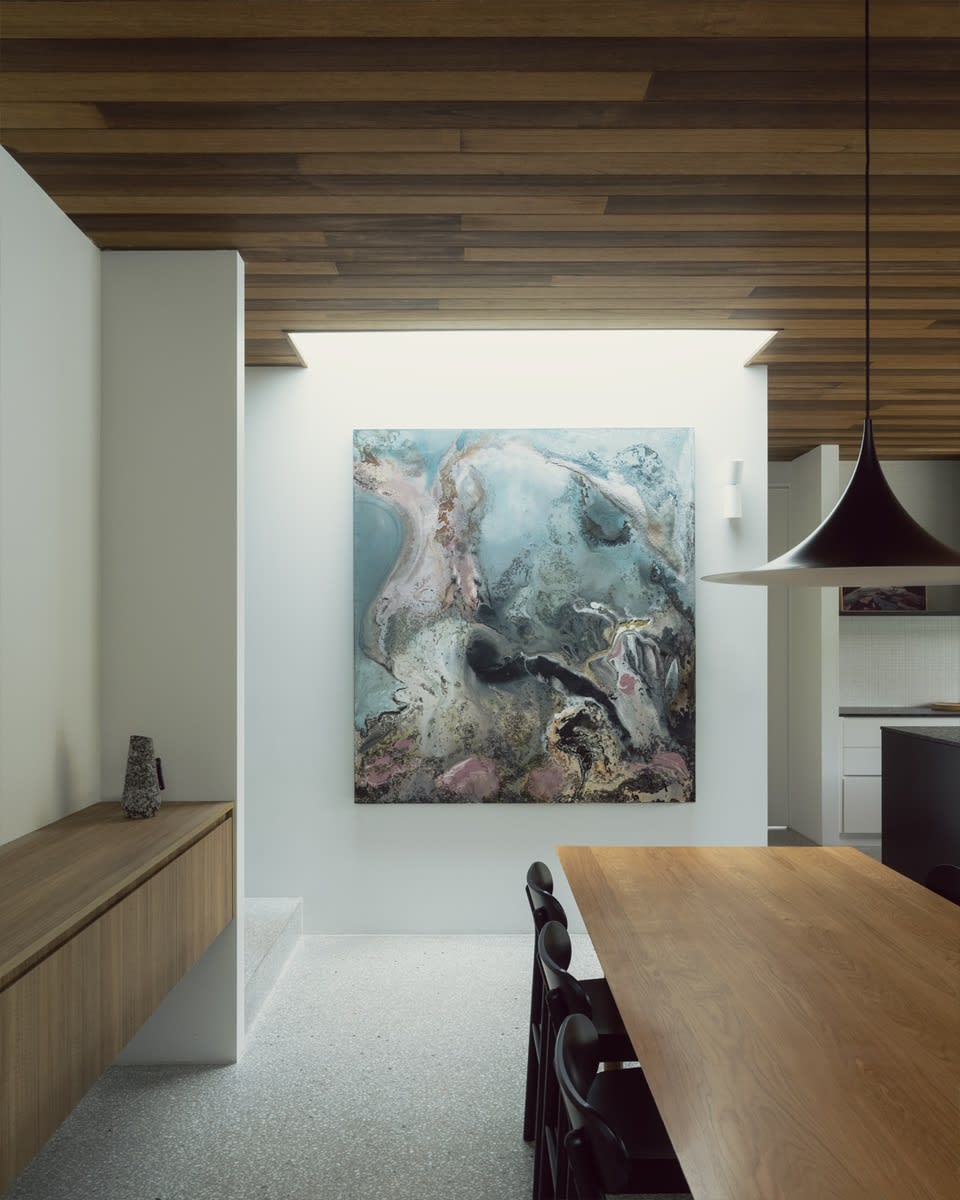 Hughesdale House by Eckersley Architects. Photographed by Kate Patterson.