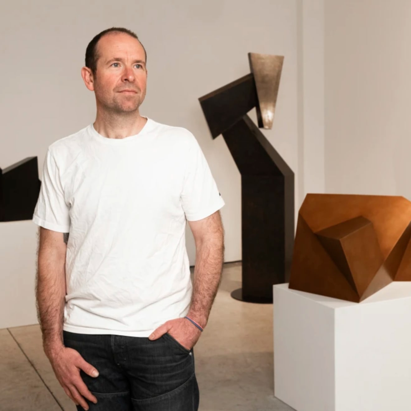 Morgan Shimeld Morgan Shimeld’s sculptural practice is deeply inspired by the work of Bronwyn Oliver. 