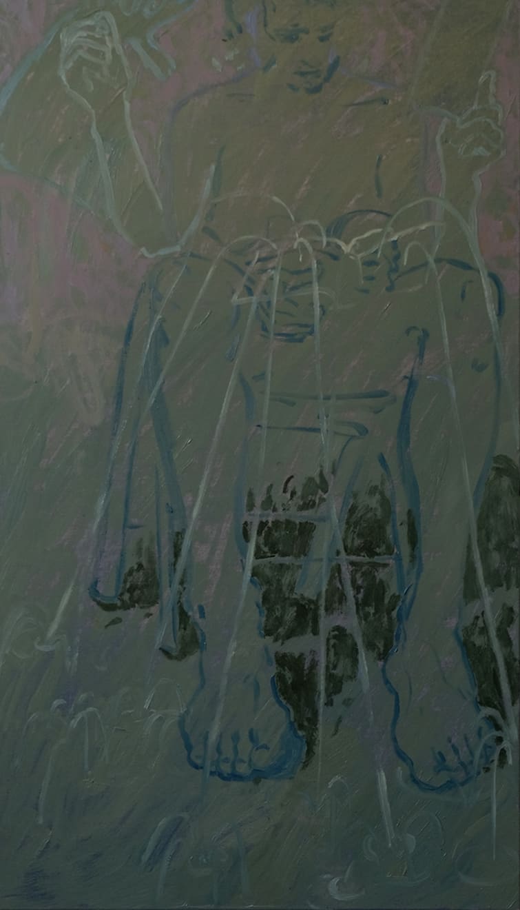 Anna van der Ploeg Joao and the Book of Tears Oil on Linen 57 x 100cm $4,500.00