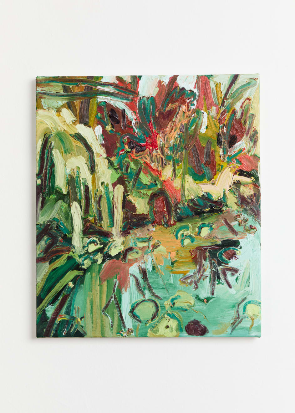 Erin Chaplin Paradise Oil on Canvas 47 x 55cm $2,100.00