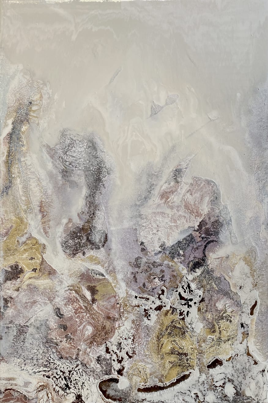 Eduardo Santos Lumina Acrylic, Oil and Natural Pigments on Canvas, Mounted on Board 81 x 122cm $4,500 SOLD