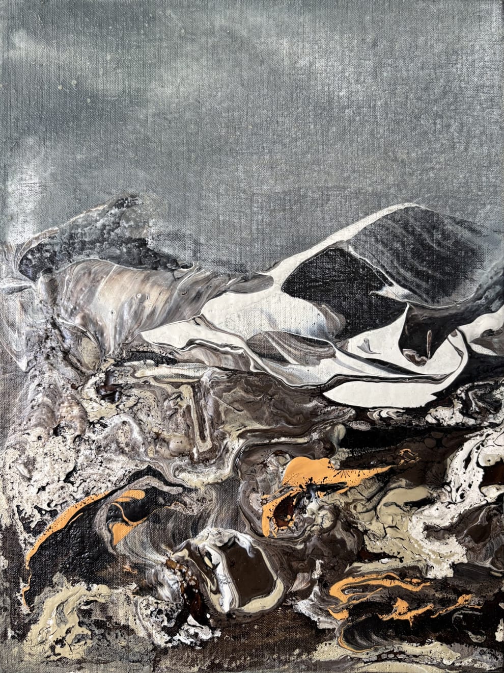 Eduardo Santos Study 03 Acrylic, Oil and Natural Pigments on Canvas, Mounted on Board 22.5 x 30cm $600