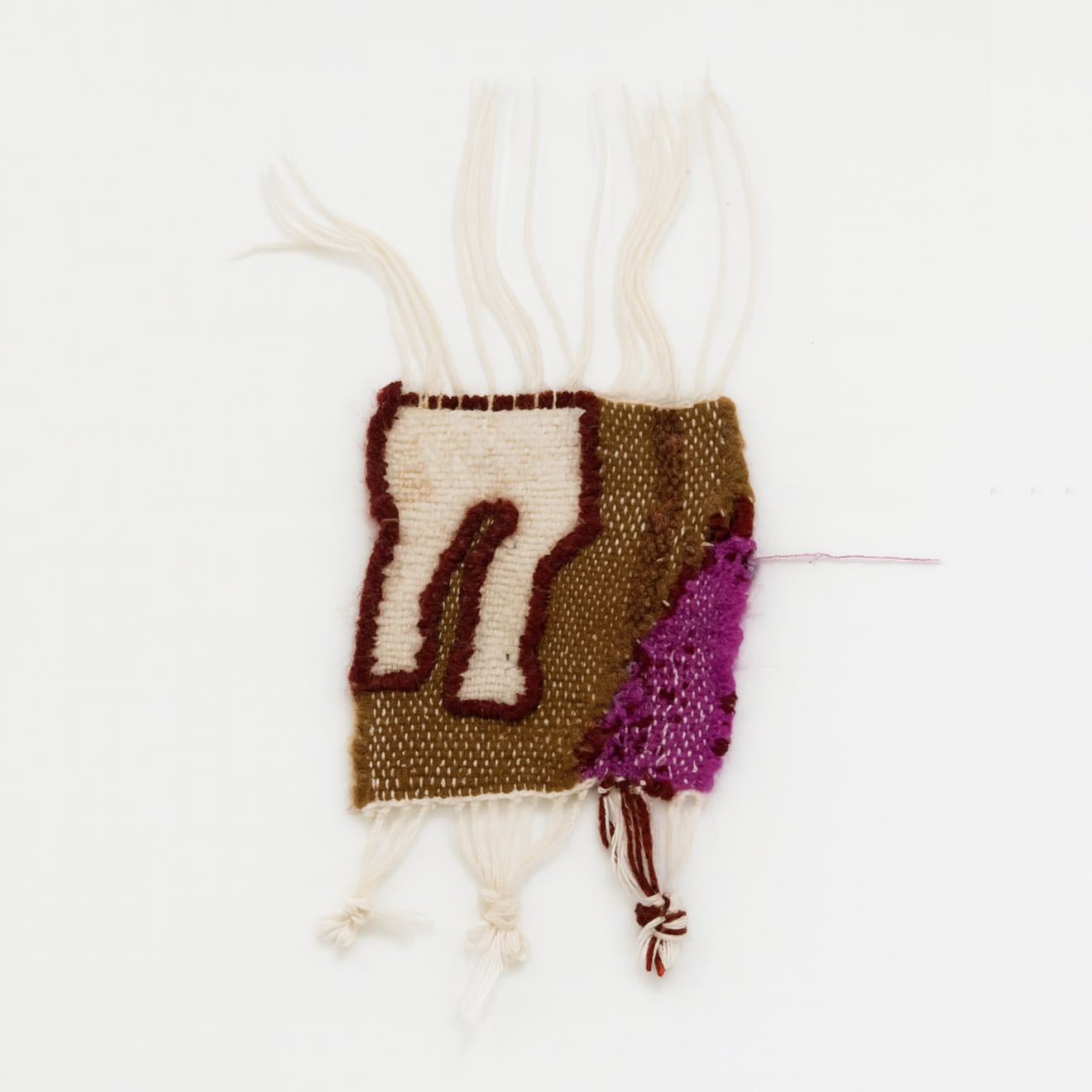 Frances van Hasselt Very Leggy Darling Hand-Woven Mohair 17 x 17cm $360.00