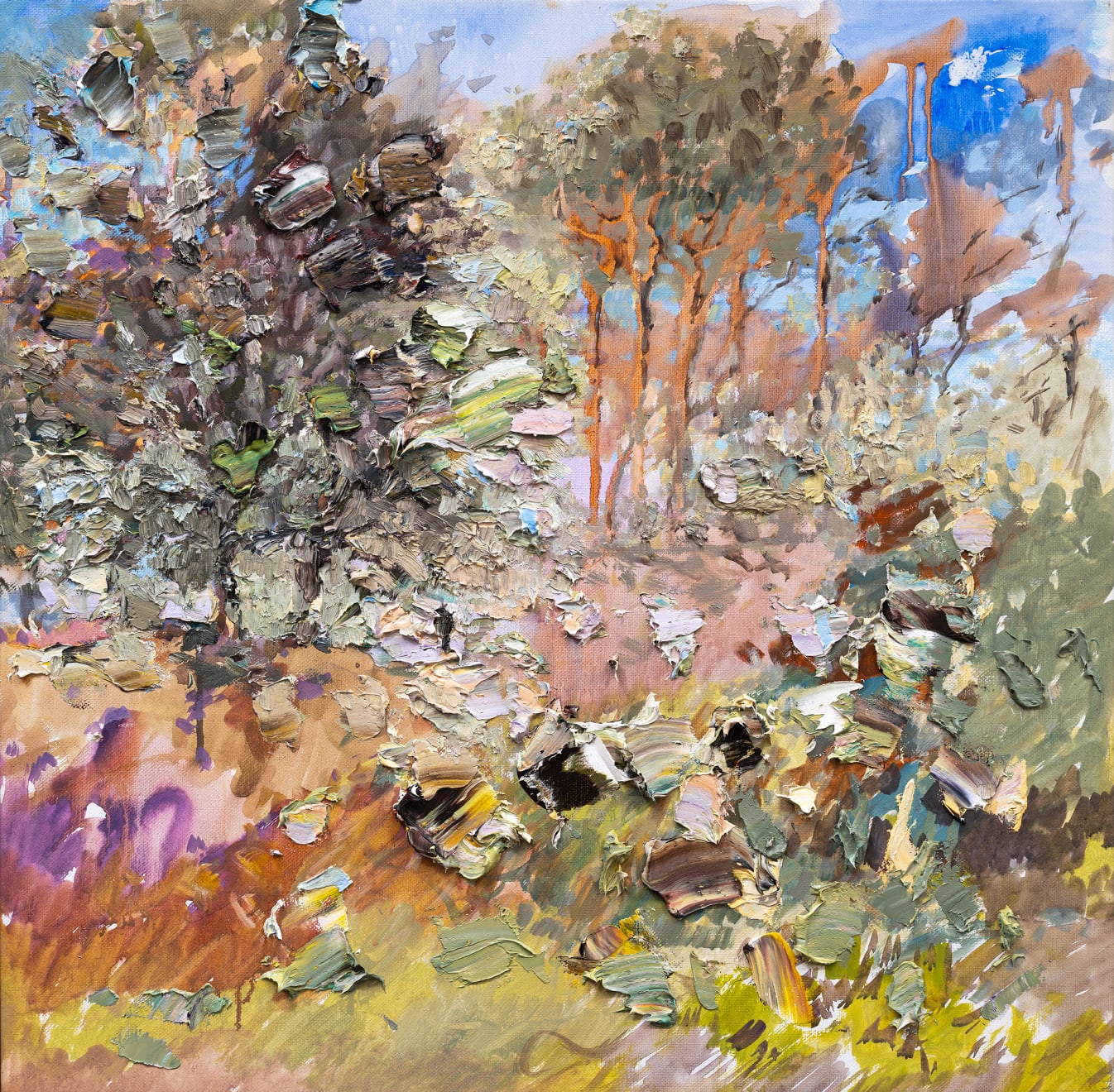 Colin Pennock Provincial Garden Gouche and Oil on Linen 61 x 61cm $7,700.00 SOLD