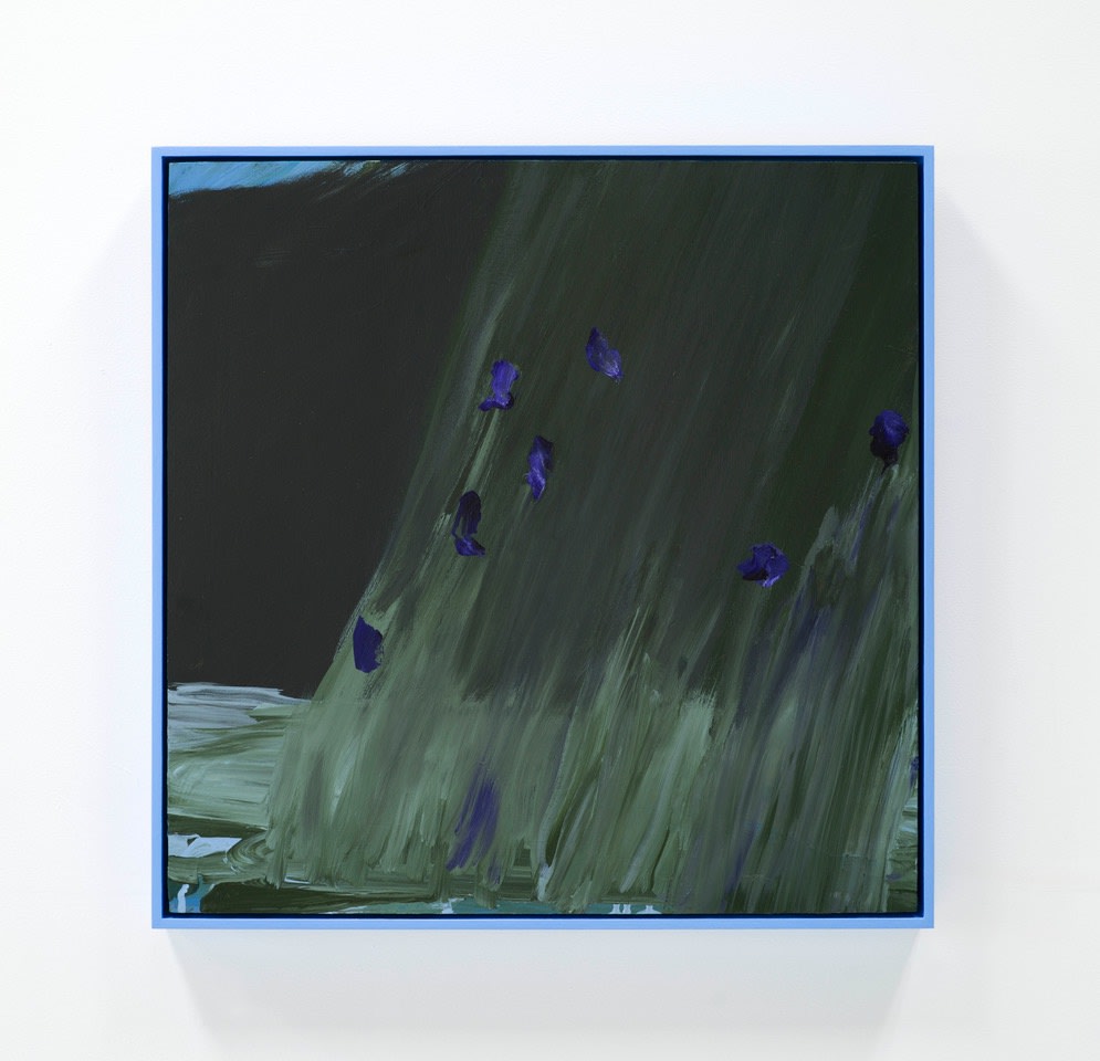 Blue Ginger on Concrete Acrylic on Board Natural Oak Frame, Sky Blue 52 x 52 cm AUD $1700 GBP £815 USD $1115 SOLD