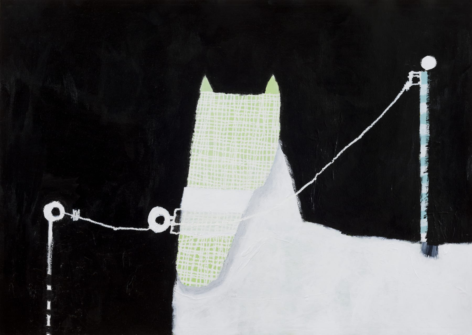 Marise Maas Control Oil and Acrylic on Paper Original 70 x 50 cm AUD $1500 GBP £750