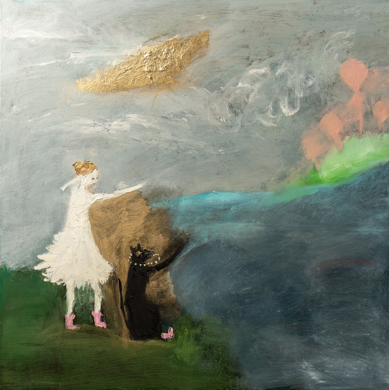 Winifred Wanders The World 05 Oil on Canvas Original 75 x 75 cm $3300 SOLD