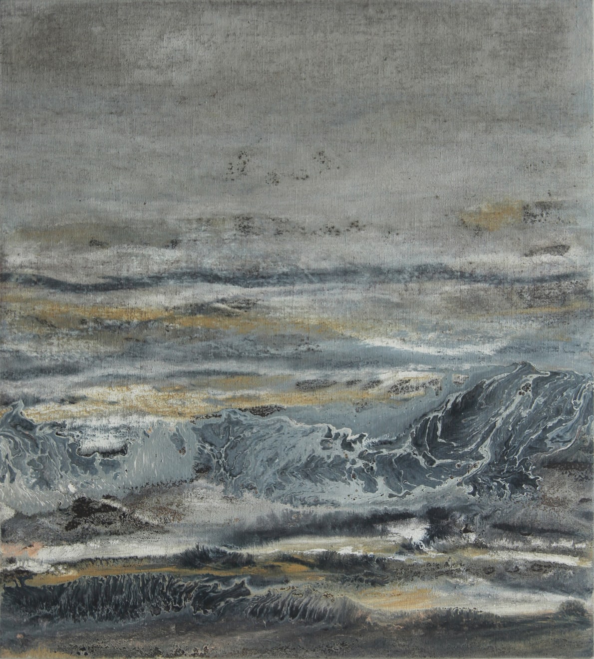 Estuary 05 Oil and Acrylic on Linen Mounted Board 53 x 63.5cm AUD $1400 SOLD