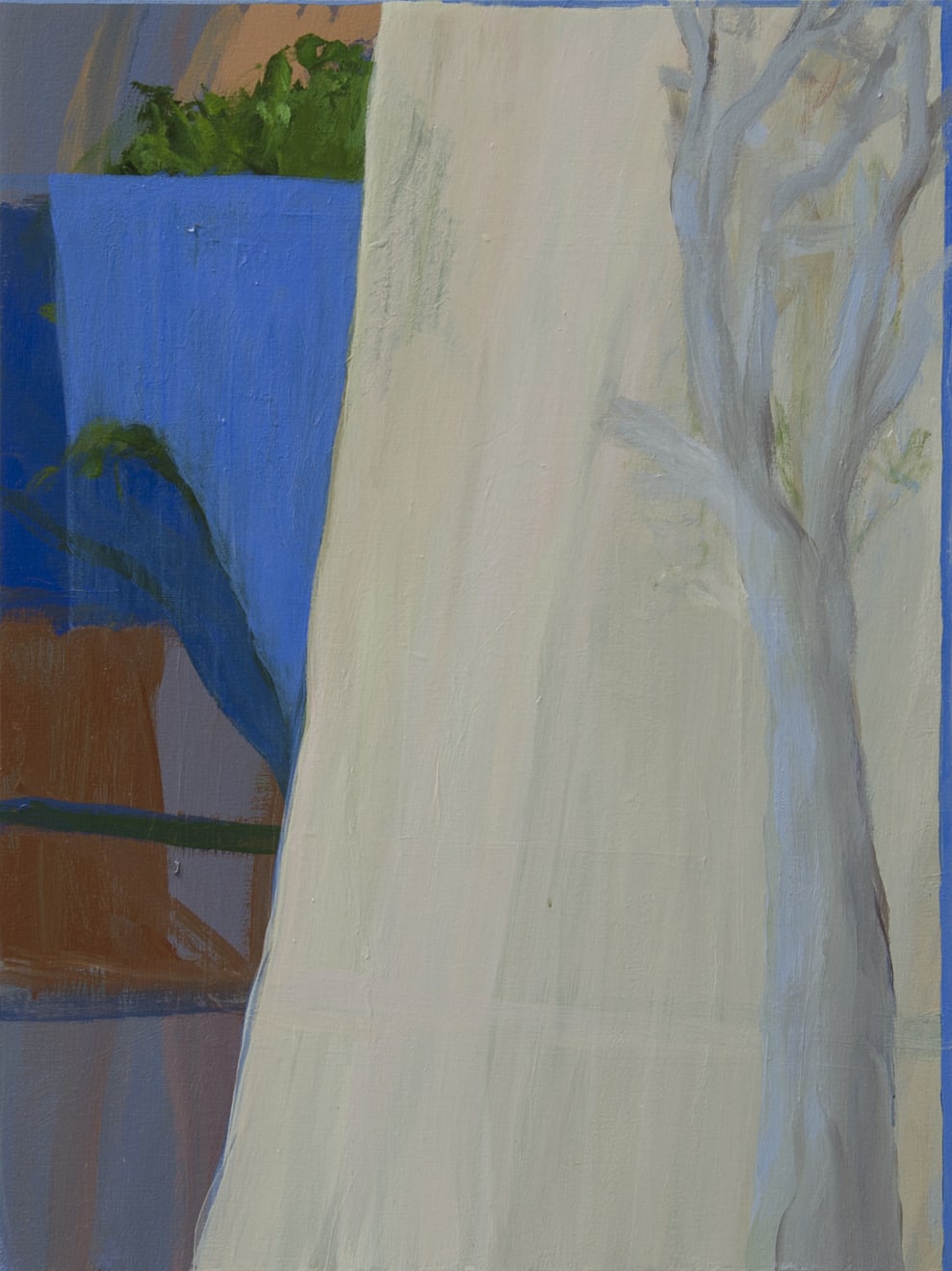 Kathryn Dolby Peeking Trees Acrylic on Board 30 x 40cm $ 1200
