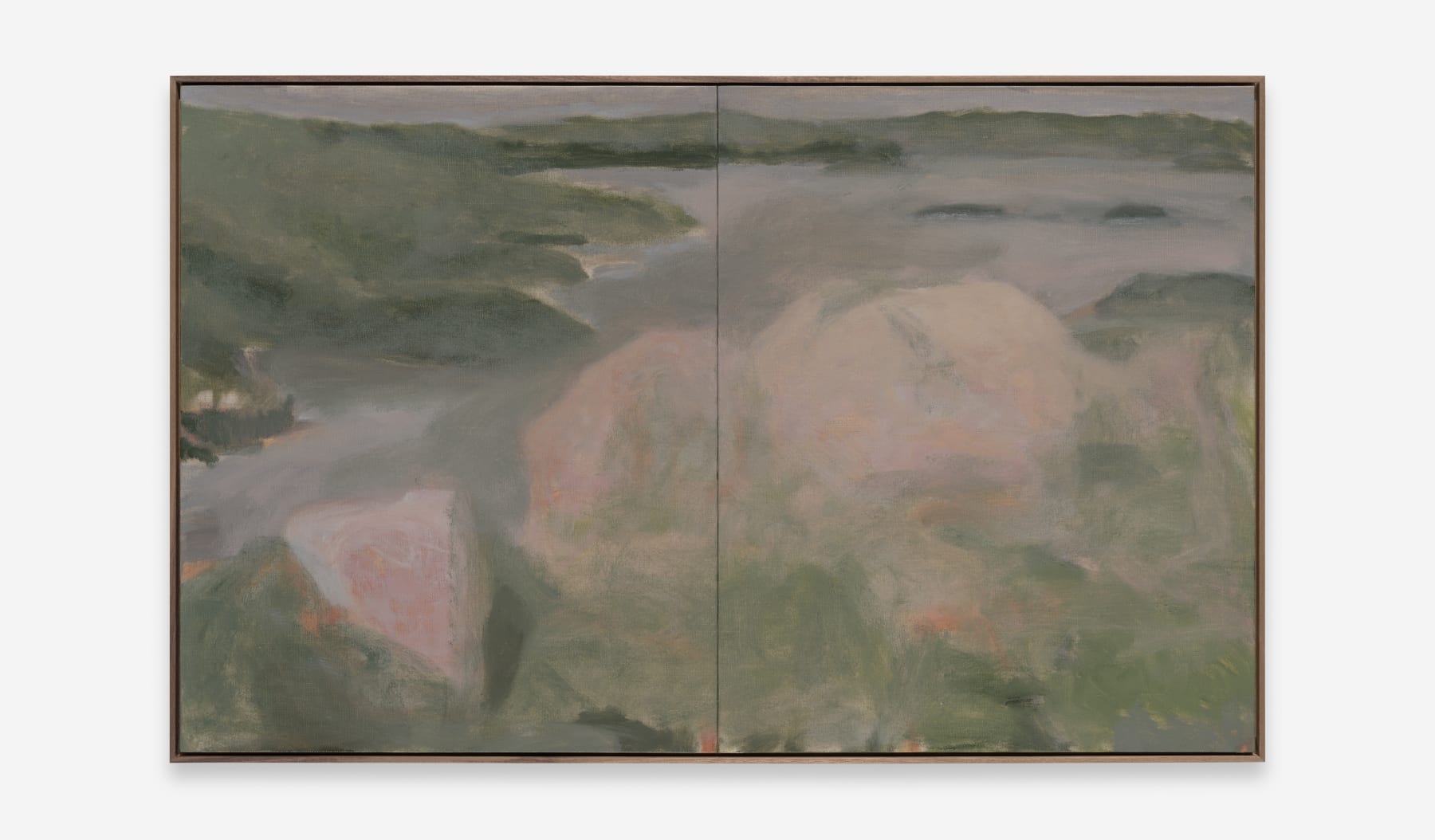 V12 Re Wilding The West Oil on Linen Board Walnut Frame 81 x 51cm AUD $ 6,500.00