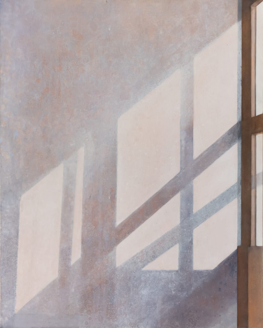 Fenestration II Oil on Canvas Lime-Washed Shadow Box Frame 81.5 x 102cm $5,400 SOLD