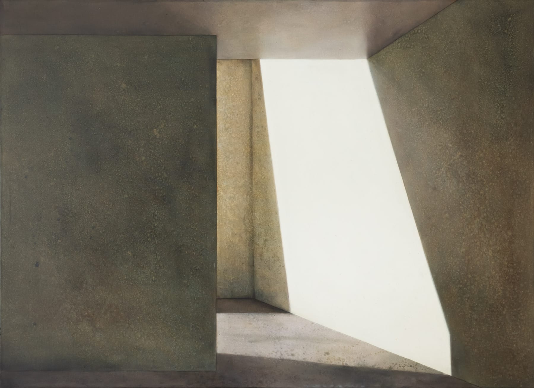 Yumebutai (Celedonite) Oil on Canvas Charcoal Shadow Box Frame 168 x 122cm $ 10,500.00 SOLD