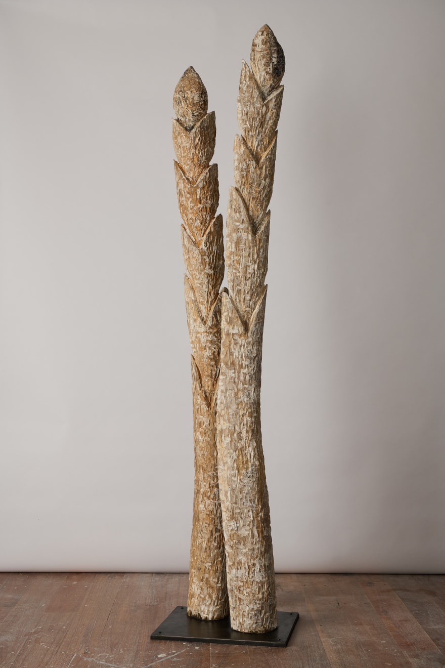 Joel Sorensen Duet II Salvaged Timber & Pigment 218 x 48.5 x 38.5 cm $7500 SOLD
