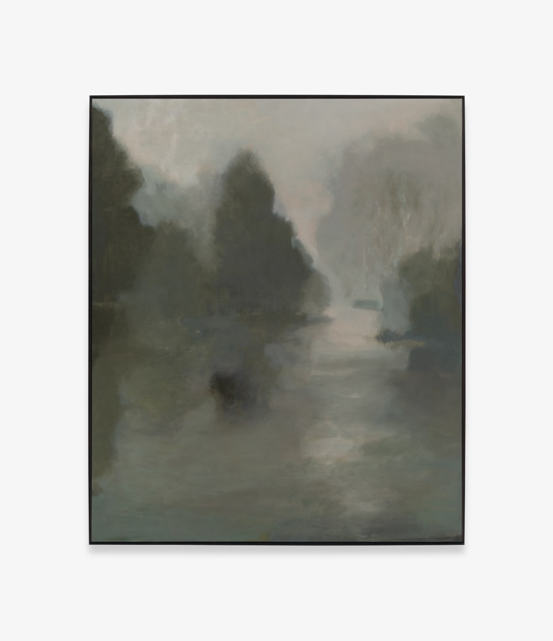 GREG WOOD V11 Luminous Remnants Oil on Linen Charcoal Frame 152.5 x 182cm $ 24,000.00