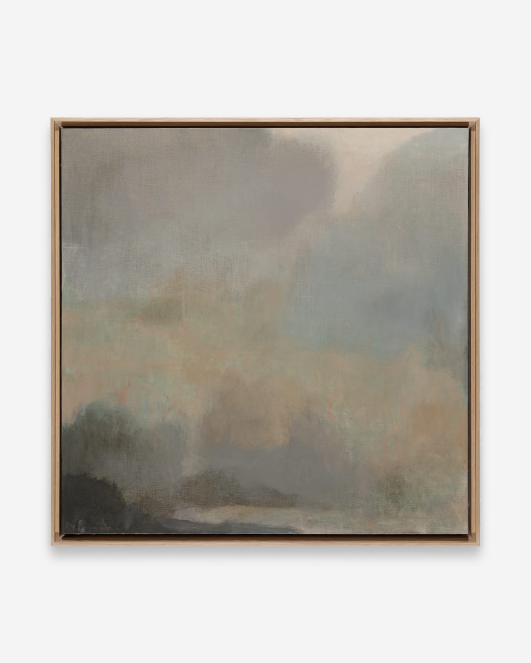 GREG WOOD V20 Luminous Remnants Oil on Linen Board Natural Oak Frame 51 x 51cm $ 4,350.00