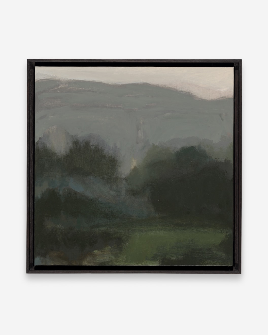 GREG WOOD V27 Luminous Remnants Oil on Linen Board Charcoal Frame 30.5 x 30.5cm $ 2,150.00