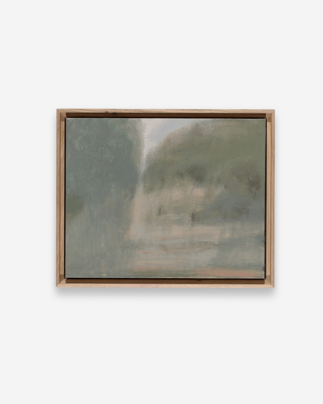 GREG WOOD V29 Luminous Remnants Oil on Linen Board Natural Oak Frame 26.5 x 20.5cm $ 1,550.00