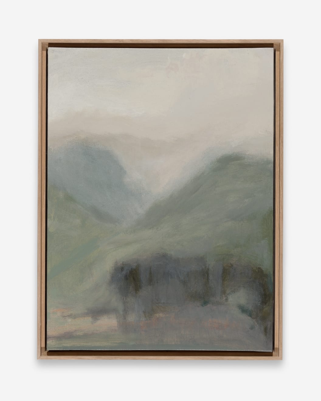 GREG WOOD V34 Luminous Remnants Oil on Linen Board Natural Oak Frame 30.5 x 40.6cm $ 2,650.00