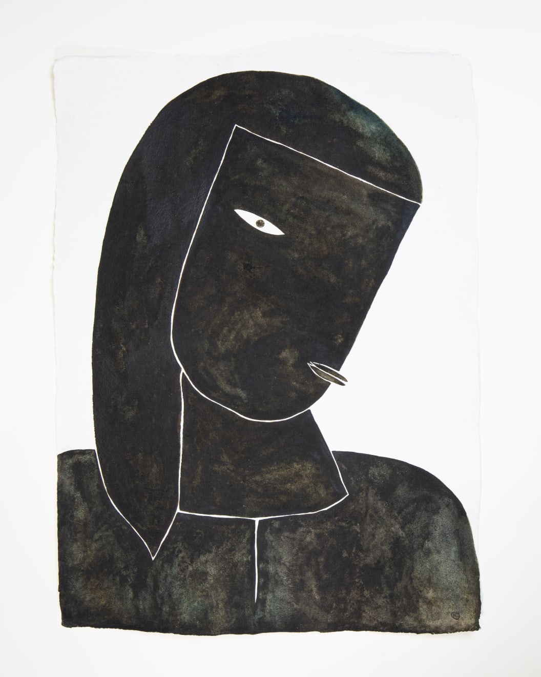 HERMENTAIRE I Don't Know Yet Watercolour on paper Paper Size: 56 x 76cm Frame Size: 66 x 86cm Box Frame with Glass $6,200.00