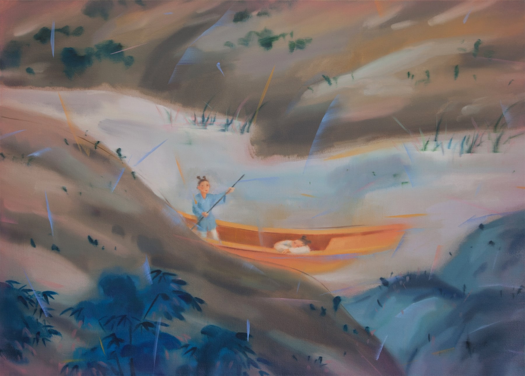 不可见 布面油画 66 x 92 厘米 SOLD