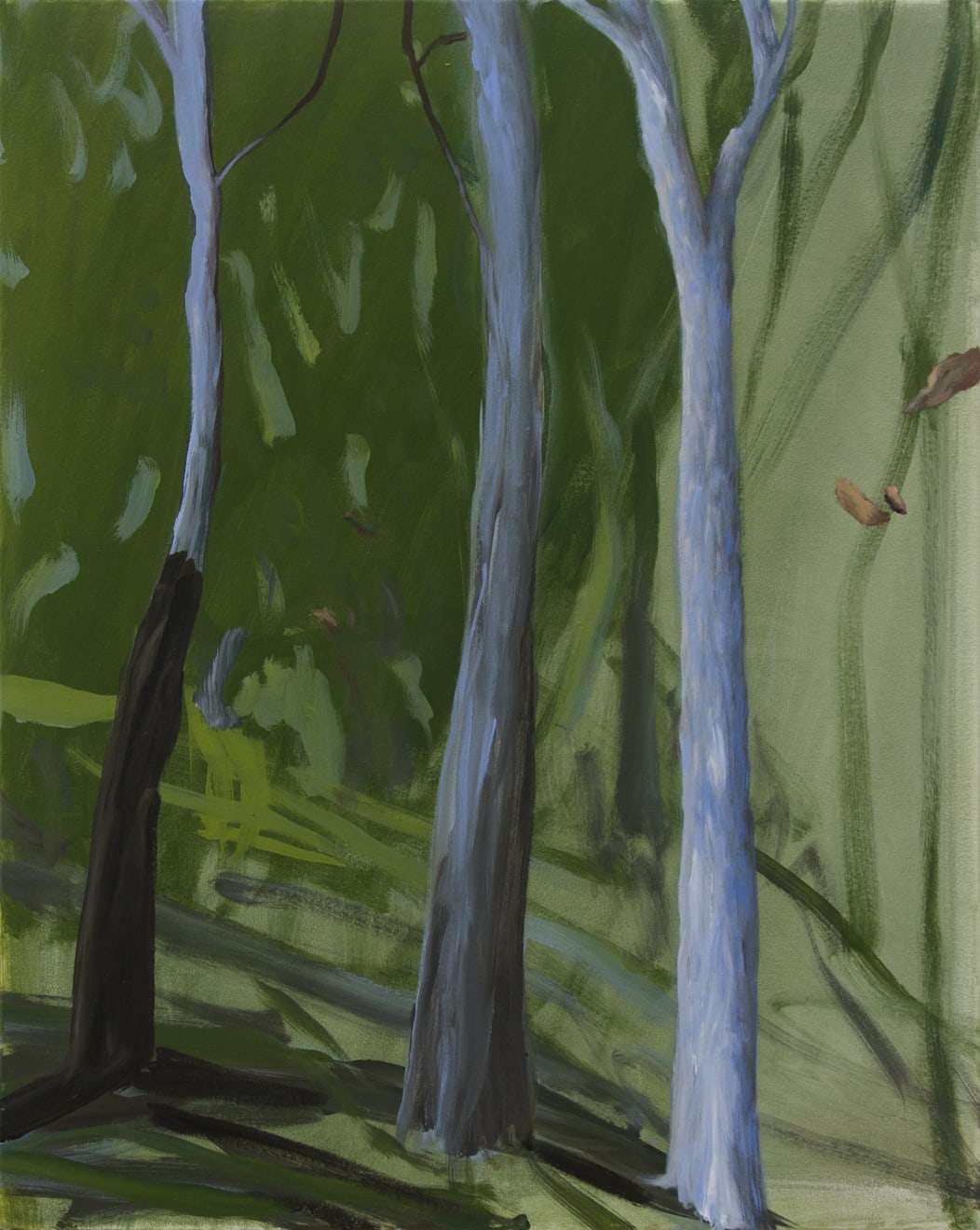 Kathryn Dolby Leaning in, Ghost Gums, Nightcap Acrylic on Polycotton 61 x 76cm $ 2,750.00
